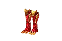 Red Flame Apocalypse Fighter Boots