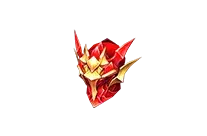 Red Flame Apocalypse Gun Crusher Helm