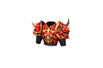 Red Flame Apocalypse White Wizard Armor